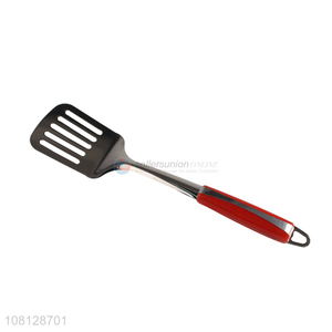 China factory stainless steel slotted spatula for kitchen