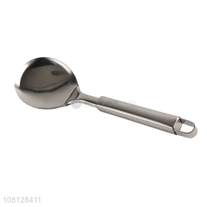 China supplier silver stainless steel rice spoon