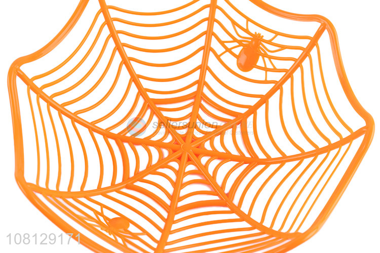 Hot selling Halloween spider web fruit basket for decoration