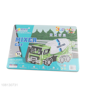 Factory direct sale creative mixer car puzzles for children