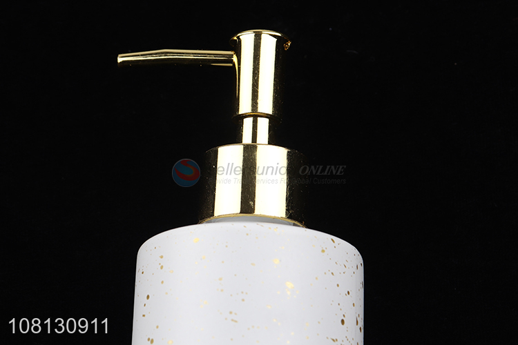 New Arrival White Glass Bottle Press Lotion Bottle