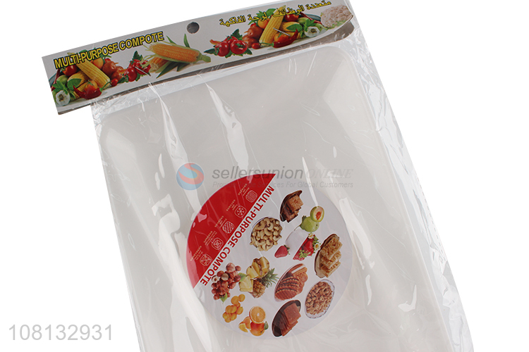 Popular products plastic durable food container plate