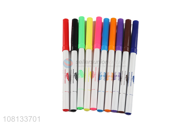 Most popular 12colors washable kids painting watercolors pen