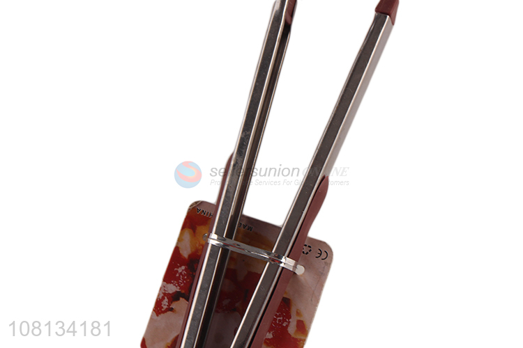 Yiwu market creative non-slip food tongs for kitchen baking