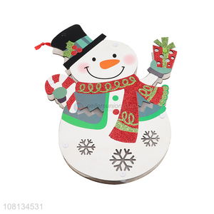 Hot selling Christmas snowman shape lamp hanging ornaments