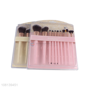 New products plastic makeup brushes ladies beauty brushes