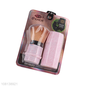 Factory direct sale pink plastic makeup brush