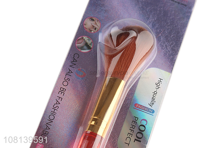 Online wholesale red powder brush ladies beauty brush