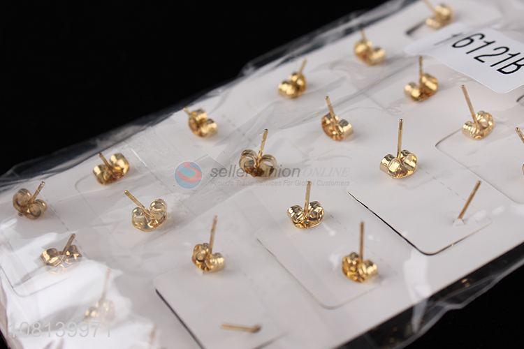 China factory stainless steel women ear stud earrings