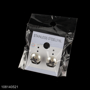 New arrival stainless steel women ear studs earrings for sale