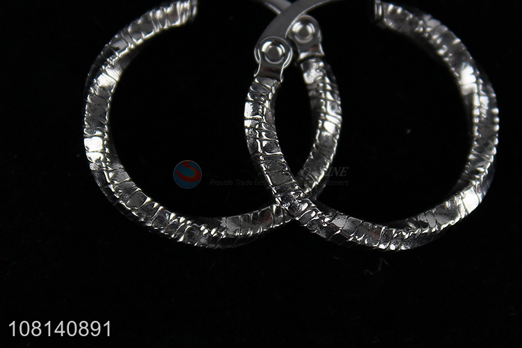 Hot sale delicate design hoop earrings ear studs jewelry