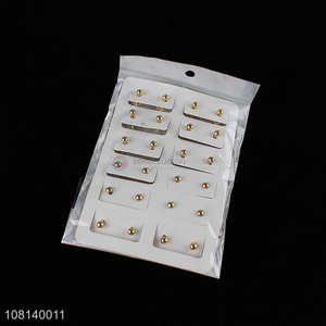 China wholesale golden women jewelry ear studs for decoration