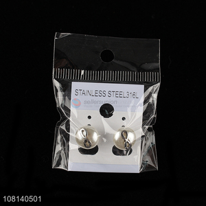 Factory price fashionable stainless steel ear studs earrings