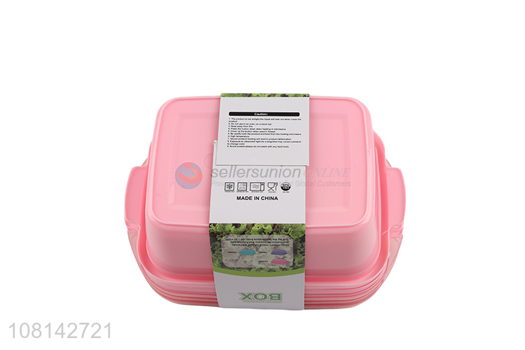 Hot products 3pieces plastic food preservation box