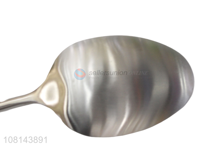 Yiwu market silver stainless steel dinner spoon baking utensils