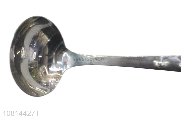 Good price silver stainless steel long handle soup spoon