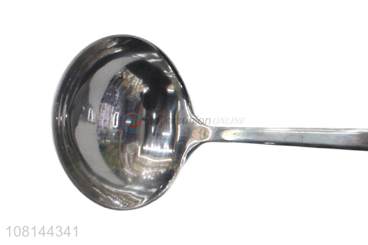 New products silver long handle soup spoon for sale