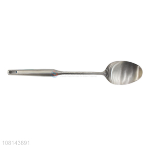 Yiwu market silver stainless steel dinner spoon baking utensils