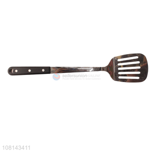 Yiwu wholesale simple stainless steel slotted spatula