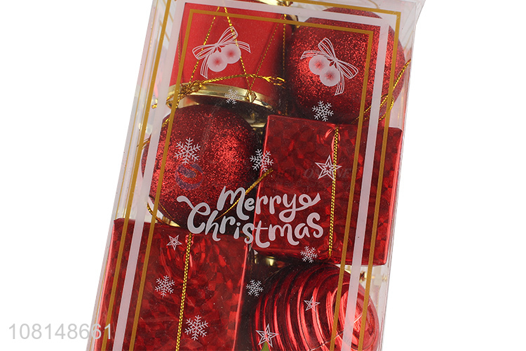 Factory Wholesale Red Christmas Balls Christmas Decoration Set