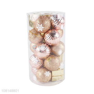 Popular Christmas Ornaments Christmas Balls And Mini Gift Box Set