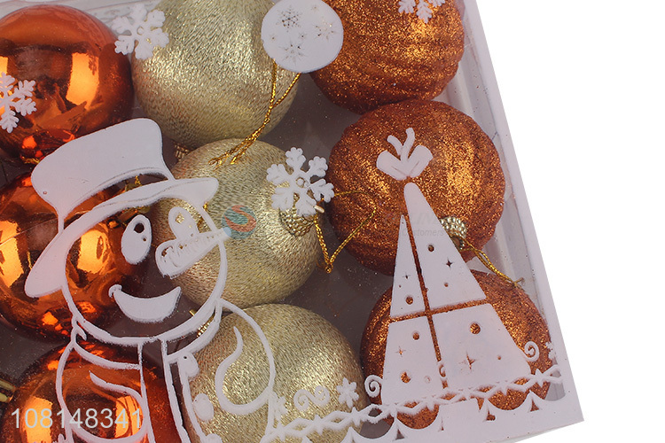 Hot Sale 12 Pieces Christmas Balls Popular Christmas Decorations