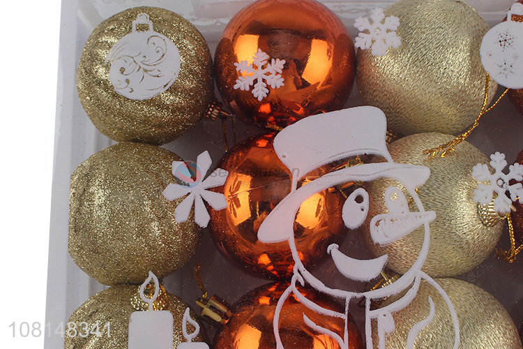 Hot Sale 12 Pieces Christmas Balls Popular Christmas Decorations