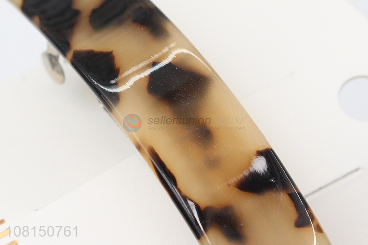 Hot Selling Hair Barrette Acetate Spring Hair Clips