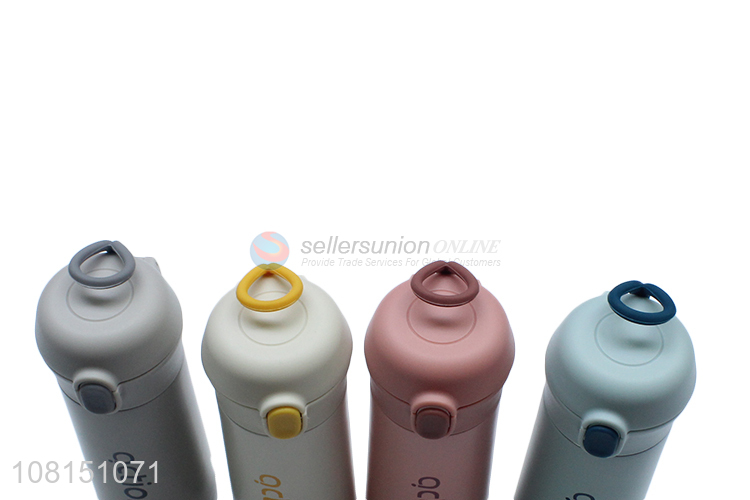 Top quality multicolor portable vacuum flasks bottle with handle