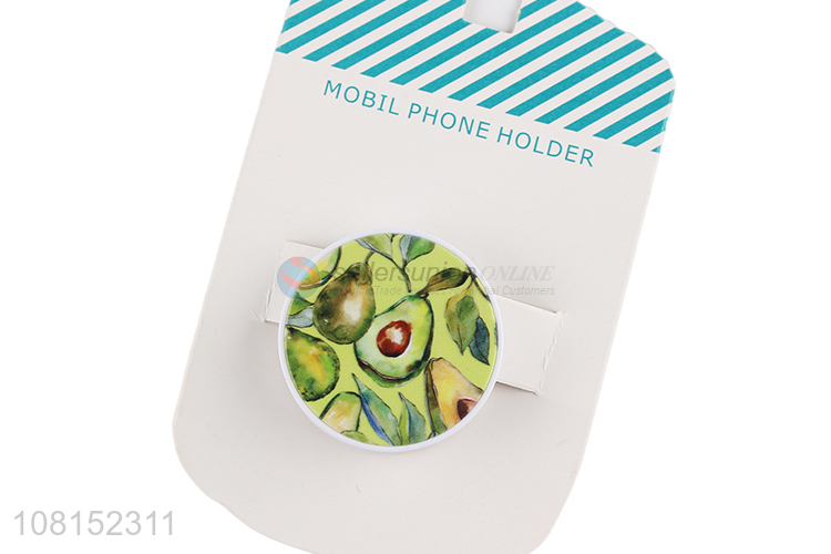 Yiwu market round folding mobile phone holder plastic stand