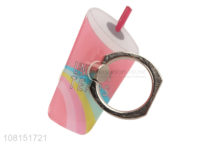 China factory creative mobile phone holder with metal ring