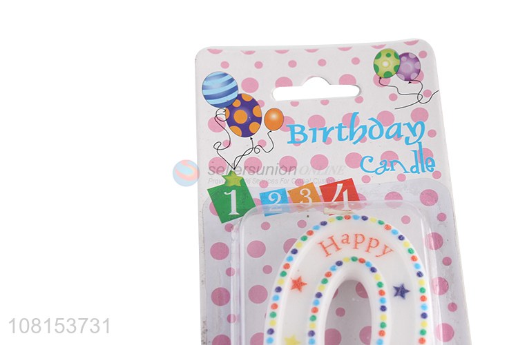 Yiwu market 0-9 birthday party candles numeral cake candles