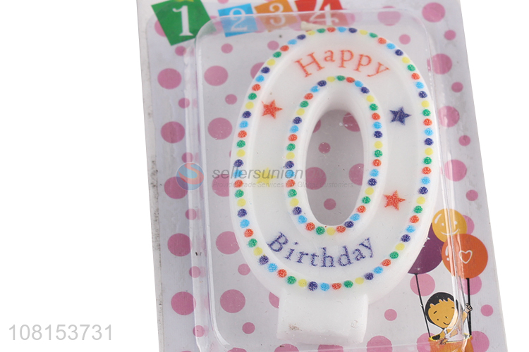 Yiwu market 0-9 birthday party candles numeral cake candles