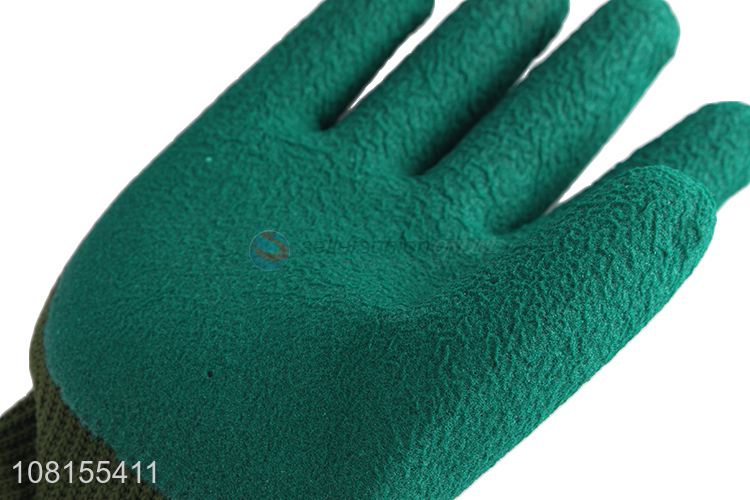 Hot sale latex foam winter abrasion resistant work gloves