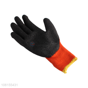 New arrival latex crinkle winter work gloves for industry