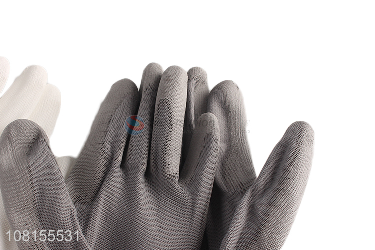 New arrival 13-stitches pu coated protective work gloves