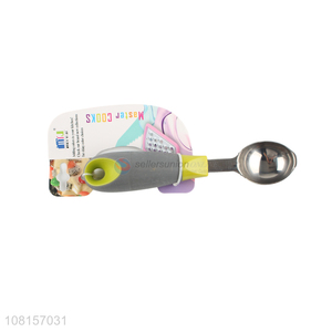 Fashion Stainless Steel Ice Cream Scoop With Soft Handle