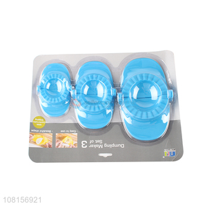 High Quality 3 Pieces Different Size Dumpling Maker Mold Set