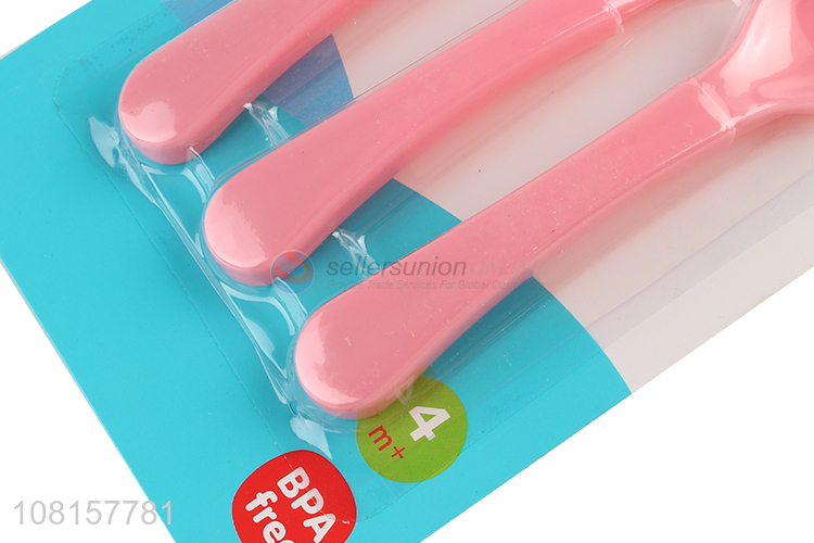 China wholesale 3pieces baby feeding set spoon fork set