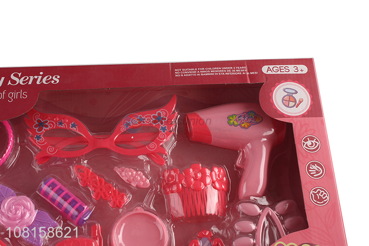 China supplier girls pretend play beauty salon set