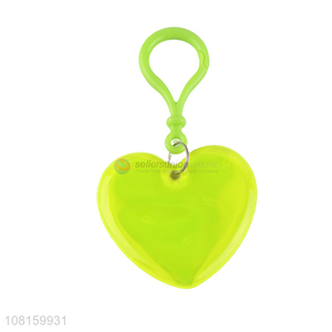 Custom Heart Shape Reflective Keychain Best Pendant