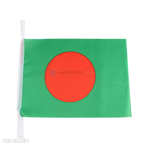 Online wholesale polyester mini national flags for world cup