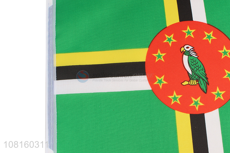 Cheap price polyester mini national flags with top quality