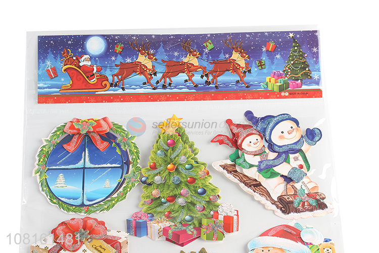 Good quality cute festival stickers christmas decorative stickers