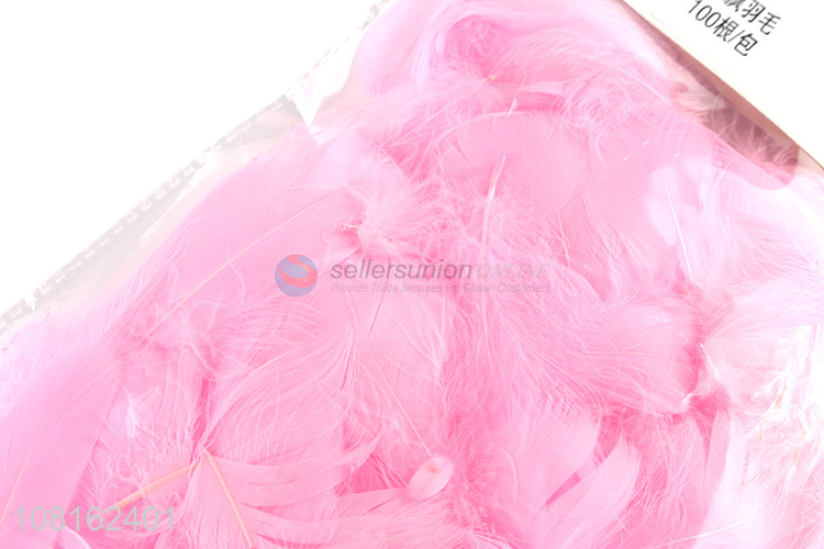 Top products pink feather gift box decoration for party