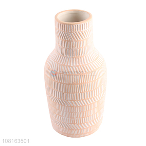 New arrival frosted ceramic flower vases for room decoration