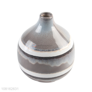 Online wholesale rustic ceramic vases for living room decor