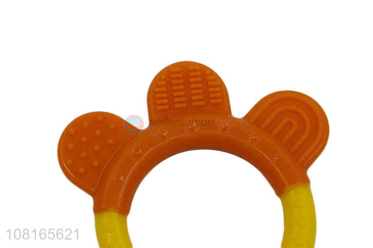 Latest products food grade silicone baby teether toys