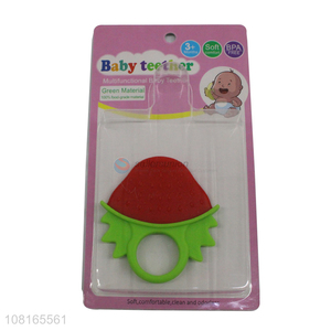 Factory supply food grade silicone baby teether toys