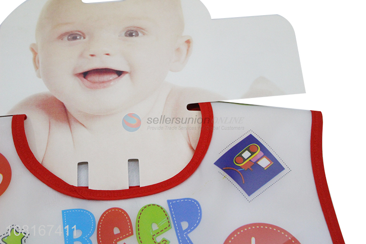 Yiwu supplier creative waterproof bibs EVA baby bibs